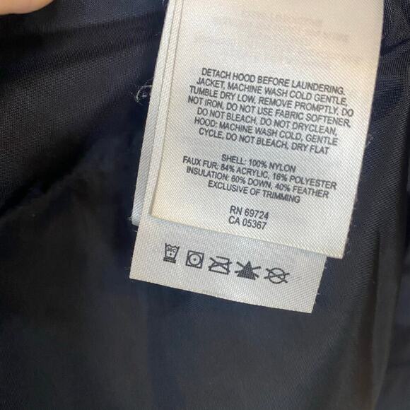 Columbia Women's Black Down Quilted Winter Parka Jacket Coat Size Small - Picture 13 of 16